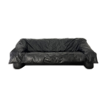 Vente canapé flou flou cuir noir pleine fleur pour ligne roset, design Vente canapé flou flou cuir noir pleine fleur pour ligne roset, design