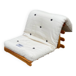 Canap futon scandinave convertible lit une place 95x180cm