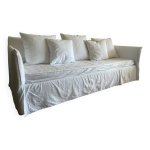 Canap ghost gervasoni 19 convertible lin blanc