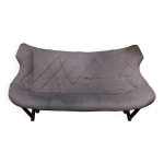 Canap kartell foliage trevira, gris, structure noire