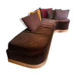 Canapé méridienne d'angle en velours Canapé méridienne d'angle en velours