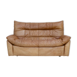 Canap de michel ducaroy, cuir, 1978, modle dianthus, dit par ligne roset