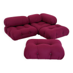 Canap modulable camaleonda bordeaux par mario bellini pour b&b italia
