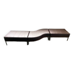 Canapé modulable, canapé en cuir vintage des années 60, 70 Canapé modulable, canapé en cuir vintage des années 60, 70