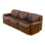 Canap modulable de sede ds - 12 en cuir cognac, annes 70
