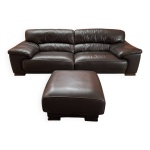 Canap roche bobois 3 places avec pouf