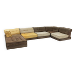 Canap roche bobois mah jong, design hans hopfer, ensemble de 17 pices