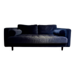 Canapé scott 2 places en velours bleu marine de made. com Canapé scott 2 places en velours bleu marine de made. com