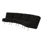 Canapé sectionnel du designer néerlandais theo ruth pour artifort, années 1950 Canapé sectionnel du designer néerlandais theo ruth pour artifort, années 1950