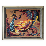 Canevas  l'oiseau d'or  style lurat, ledoux, annes 70
