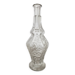 Carafe ancienne en verre moul