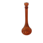 Carafe ancienne en verre orange