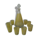 Carafe à liqueur et ses 8 petits verres Carafe à liqueur et ses 8 petits verres