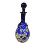 Carafe  liqueur bleue maille
