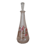 Carafe  liqueur  dcor fleuri