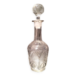Carafe a liqueur en verre presse moule art de la table Carafe a liqueur en verre presse moule art de la table