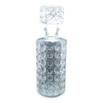 Carafe sphrique en verre taill