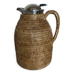 Carafe thermos gaine d'osierdesign ola olson pour xtra 1980