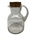 Carafe en verre bouchon de lige