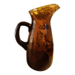 Carafe verre bull ambr
