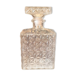 Carafe en verre cisel