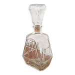 Carafe en verre style art dco