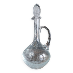 Carafe à vin, à décanter vintage en cristal bullé hartzviller soufflé à la bouche Carafe à vin, à décanter vintage en cristal bullé hartzviller soufflé à la bouche