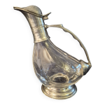Carafe � vin, design canard, verre et m�tal a553