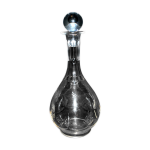 Carafe à vin vintage en cristal taillé 24. 5 cm Carafe à vin vintage en cristal taillé 24. 5 cm