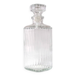 Carafe  whisky motif lignes