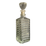 Carafe  whisky pointe de diamant, annes 60