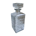 Carafe  whisky en verre annes 70