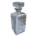 Carafe  whisky en verre annes 70