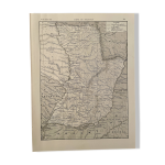 Carte ancienne du paraguay - 1910