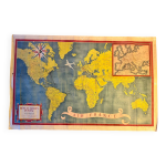 Carte r�seau a�rien postal air france de 1948