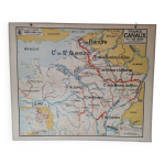 Carte scolaire vidal - lablache france canaux n 6