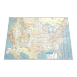 Carte vintage usa 1970 amrique