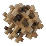 Casse tte xxl en bois, multiboules, 1970