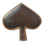 Cendrier en bronze, en forme de pique