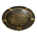 Cendrier bronze vintage design annes 60