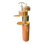 Cendrier colonne soveno, ann�es 60 - 70