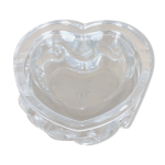 Cendrier en cristal de baccarat modle aladin, forme c?ur