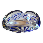 Cendrier en cristal murano 1970