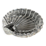 Cendrier forme coquillage cristal vintage