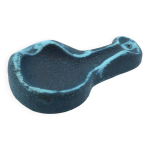 Cendrier forme libre bleu accolay en cramique, annes 60