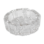Cendrier rond en cristal