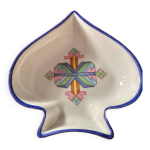 Cendrier de table de bridge - as de pique - porcelaine vintage artoria limoges Cendrier de table de bridge - as de pique - porcelaine vintage artoria limoges