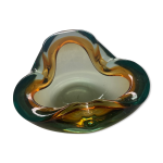 Cendrier en verre de murano forme trfle