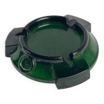 Cendrier vert en verre 70