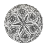 Cendrier ou vide poche cristal de boh�me made in pologne